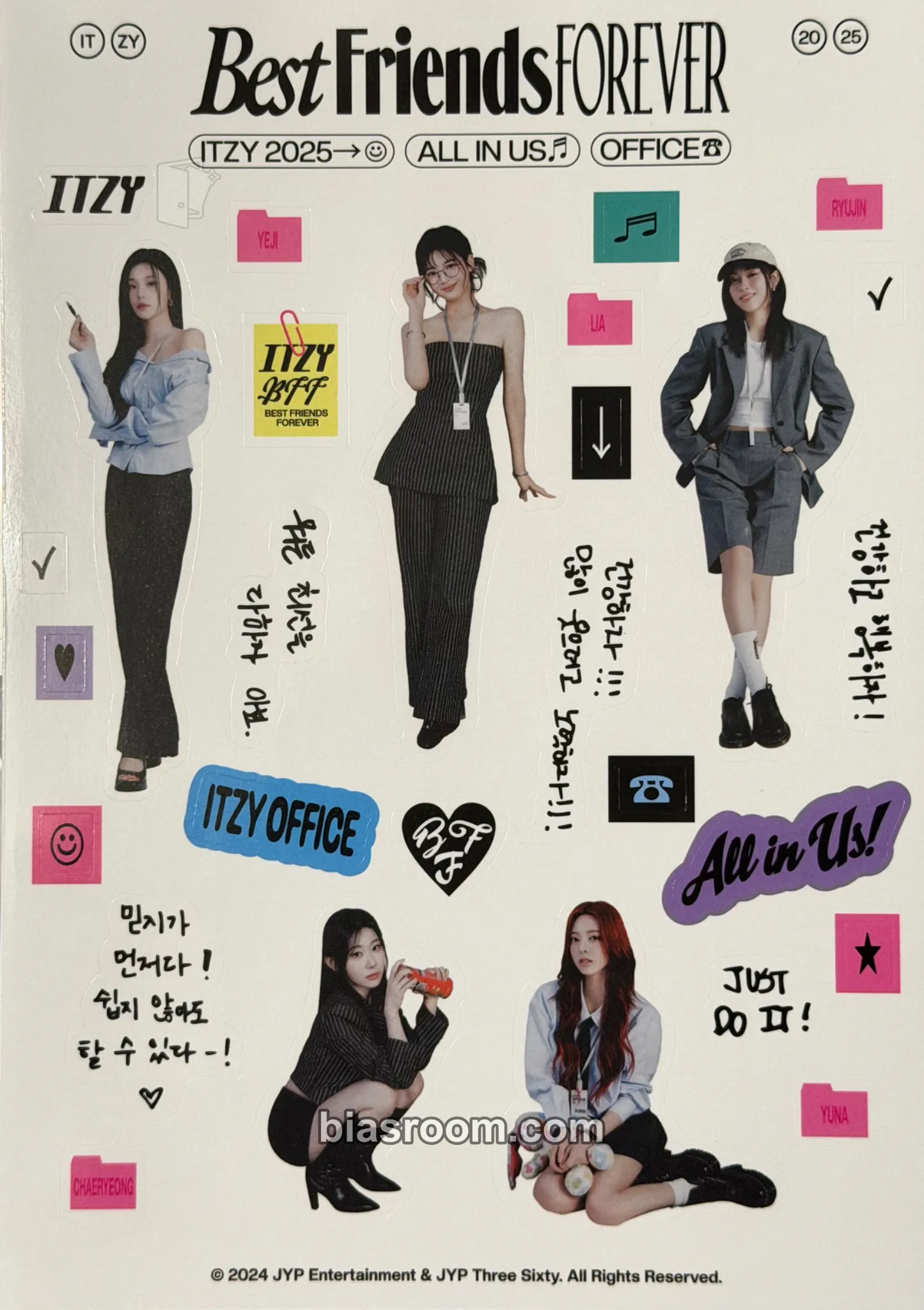 2025: Best Friends Forever Season's Greetings Photocard - ITZY - ITZY K-pop photocard