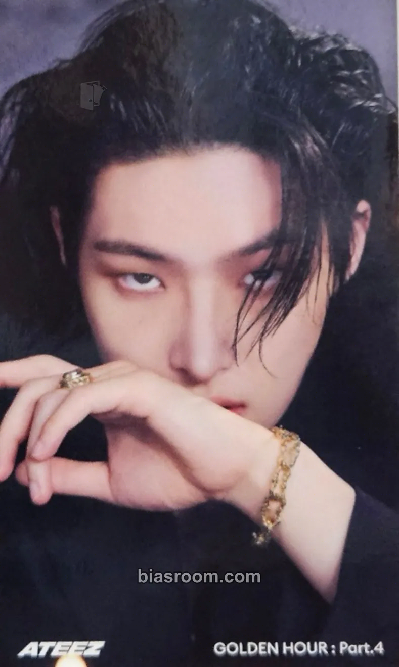 Mingi GOLDEN HOUR : Part.4 Photocard - ATEEZ - ATEEZ K-pop photocard