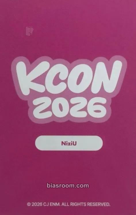 kcon トレカ　NIZIU リク Riku Kcon Japan 2026 Photocard - NiziU | Bias Room