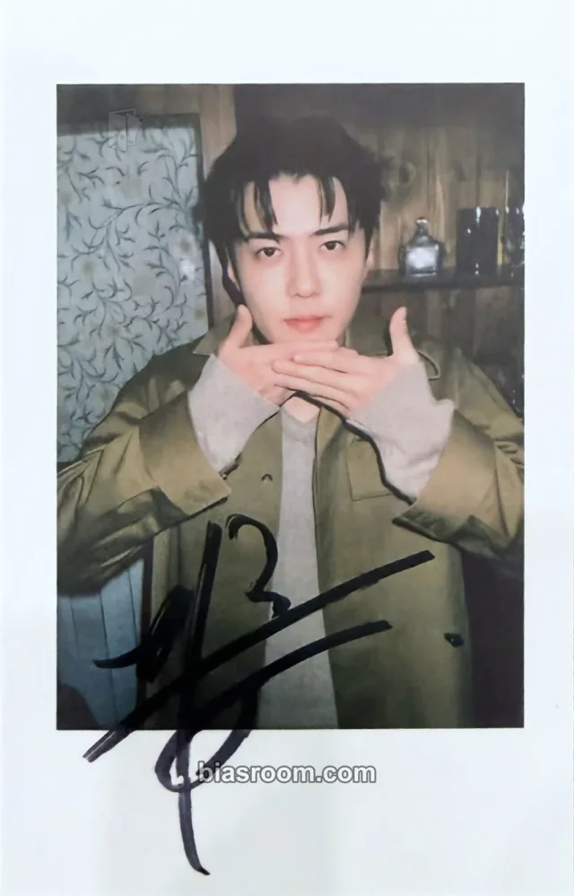 EXO - Sehun - SEHUN × Harper's BAZAAR — Men: April 2026 Other polaroid polaroid set magazine china printed autographed