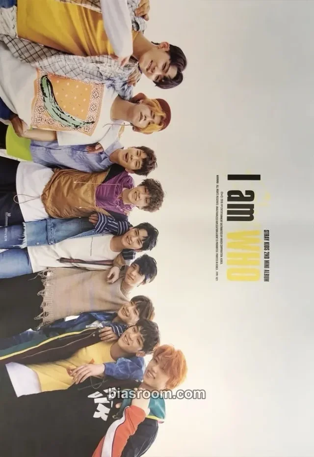 Stray Kids - I am WHO? Album poster album inclusion first press only