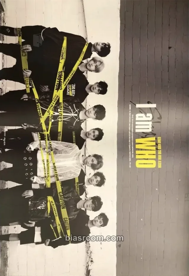 Stray Kids - I am WHO? Album poster album inclusion first press only
