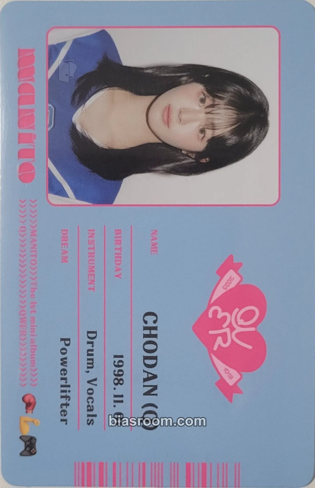 Chodan Manito Photocard - QWER - QWER K-pop photocard
