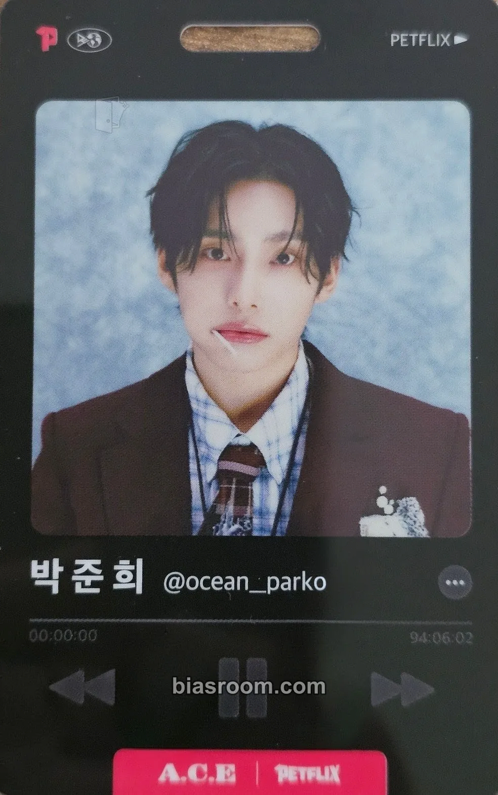 Park Junhee My Girl : ‘My Choice’ Photocard - A.C.E - A.C.E K-pop photocard