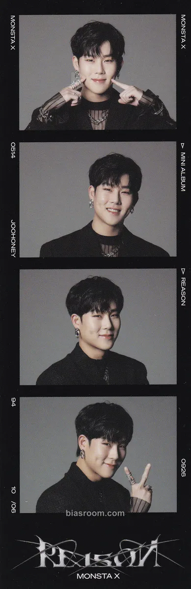 Joohoney REASON Photocard - MONSTA X - MONSTA X K-pop photocard