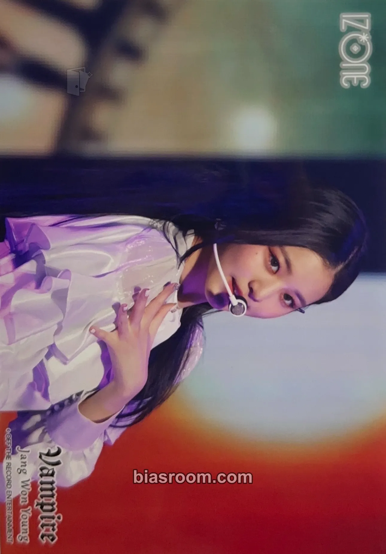 Wonyoung Vampire Photocard - IZ*ONE - IZ*ONE K-pop photocard