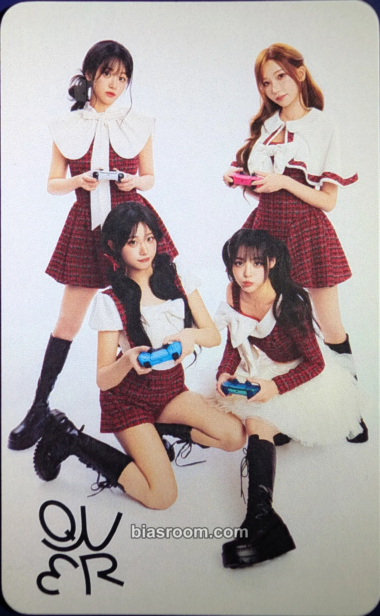 QWER x Playstation Korea Photocard - QWER - QWER K-pop photocard