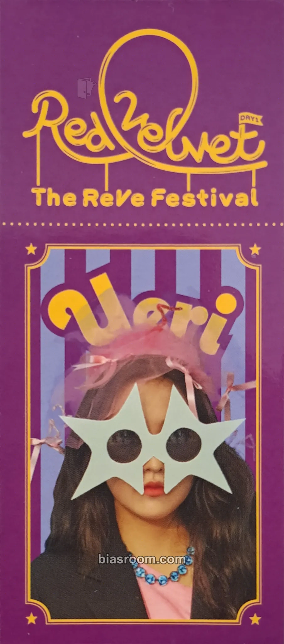 Yeri The ReVe Festival: Day 1 Photocard - Red Velvet - Red Velvet K-pop photocard