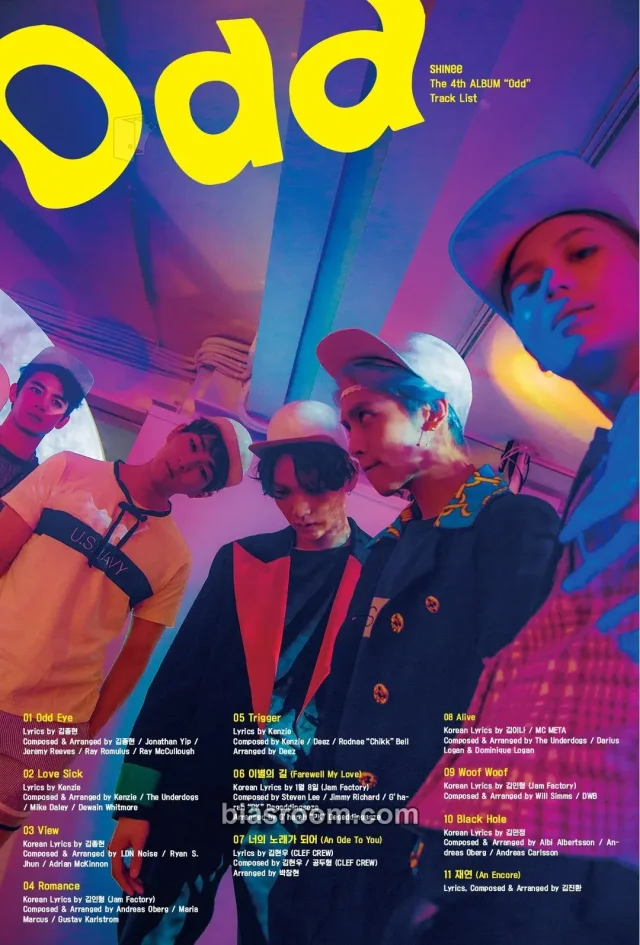 SHINee - Odd - The 4th Album Album poster