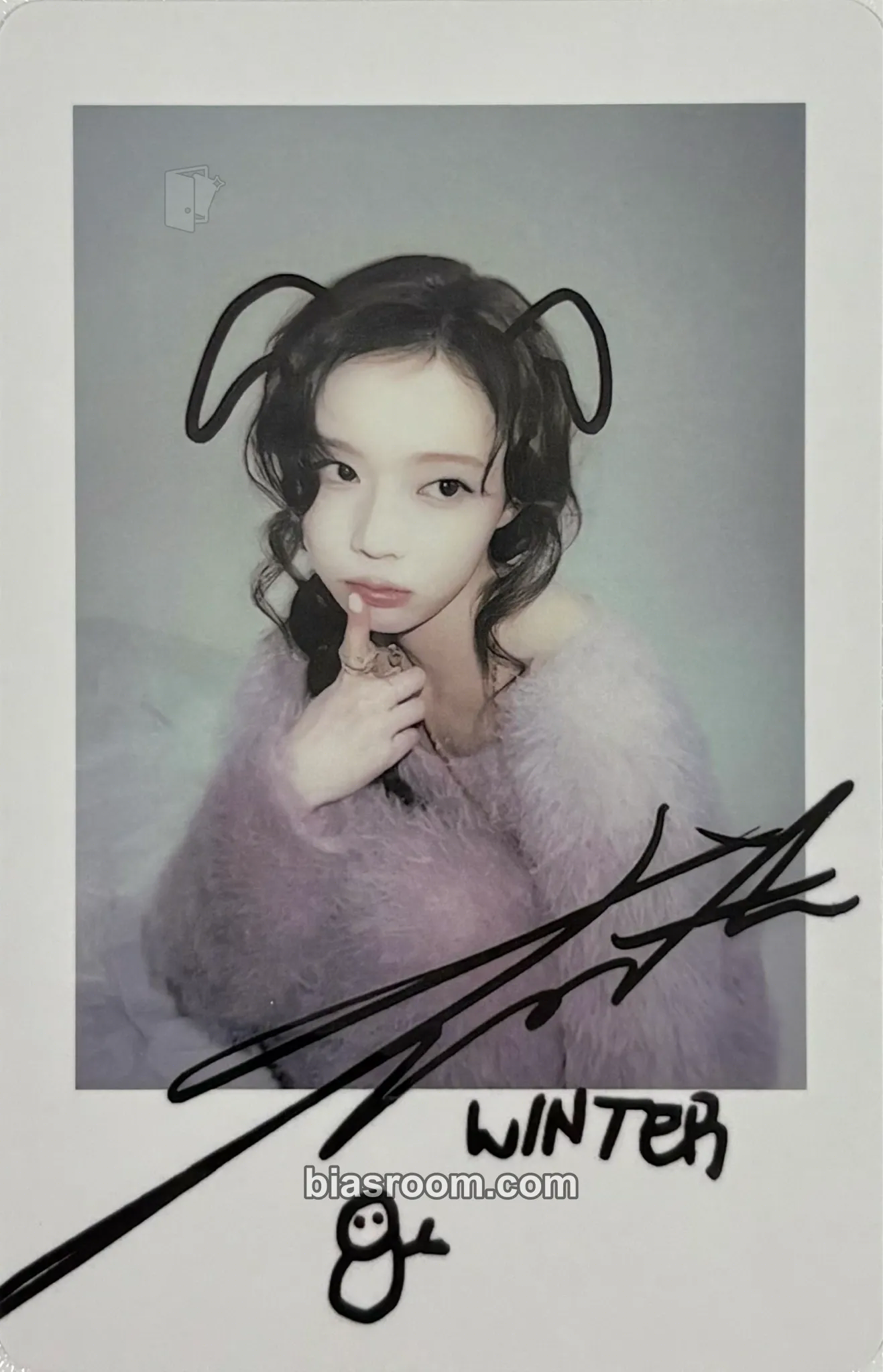 Winter Winter X MOEVIR Photocard - aespa - aespa K-pop photocard