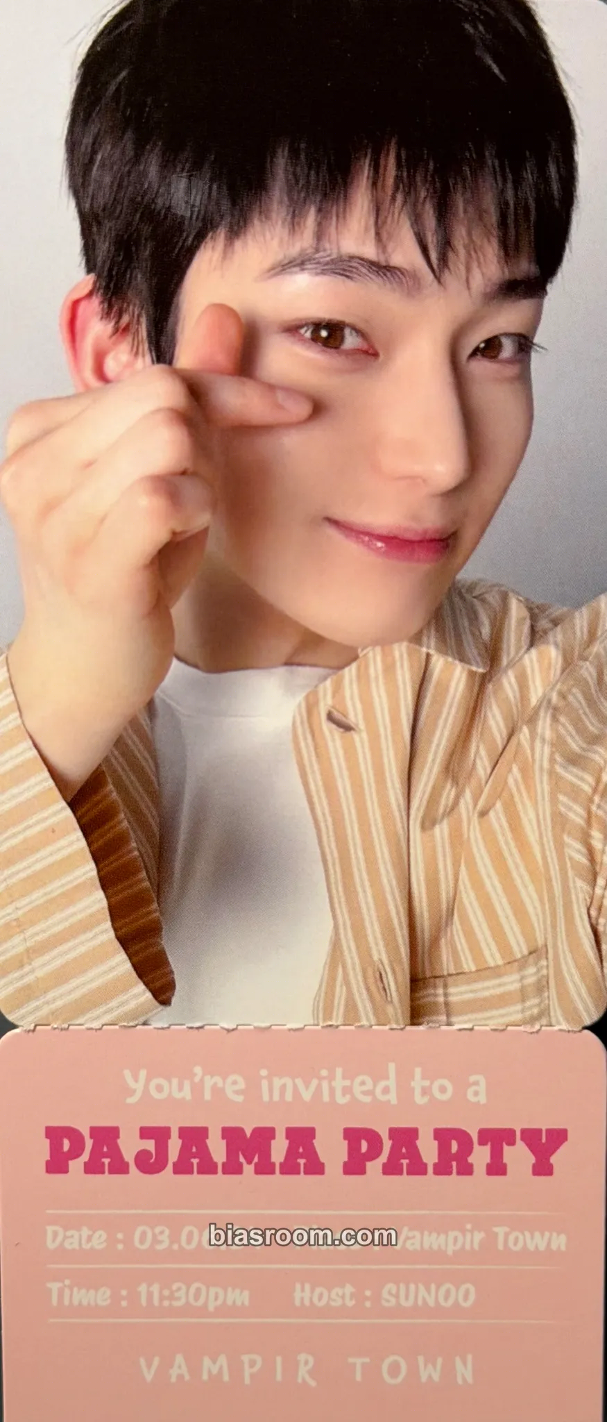 Sunoo ENHYPEN WORLD COUPON CARD COLLECTION Photocard - ENHYPEN - ENHYPEN K-pop photocard