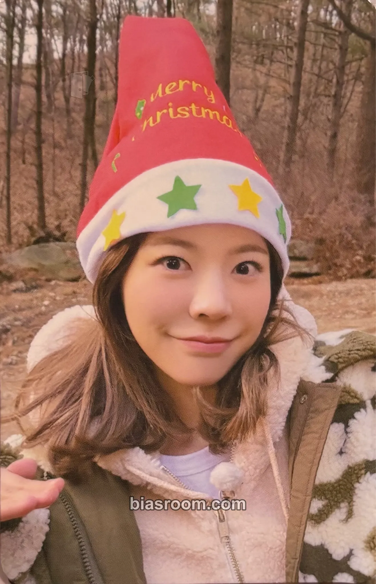 Sunny Pink Christmas Photocard - Girls' Generation - Girls' Generation K-pop photocard