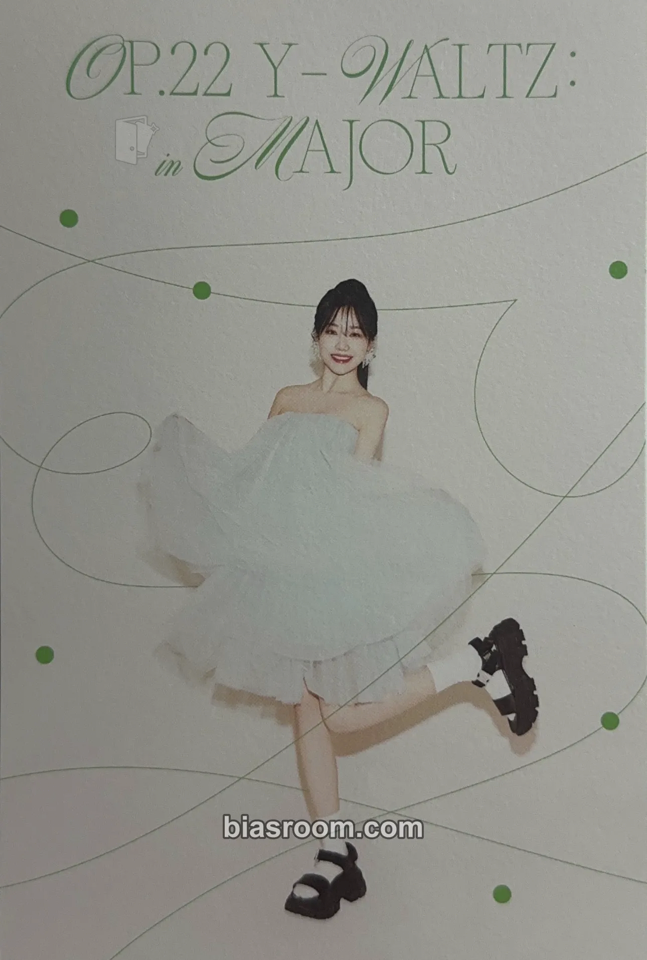 Jo Yuri Op.22 Y-Waltz : in Major Photocard - Jo Yuri K-pop photocard