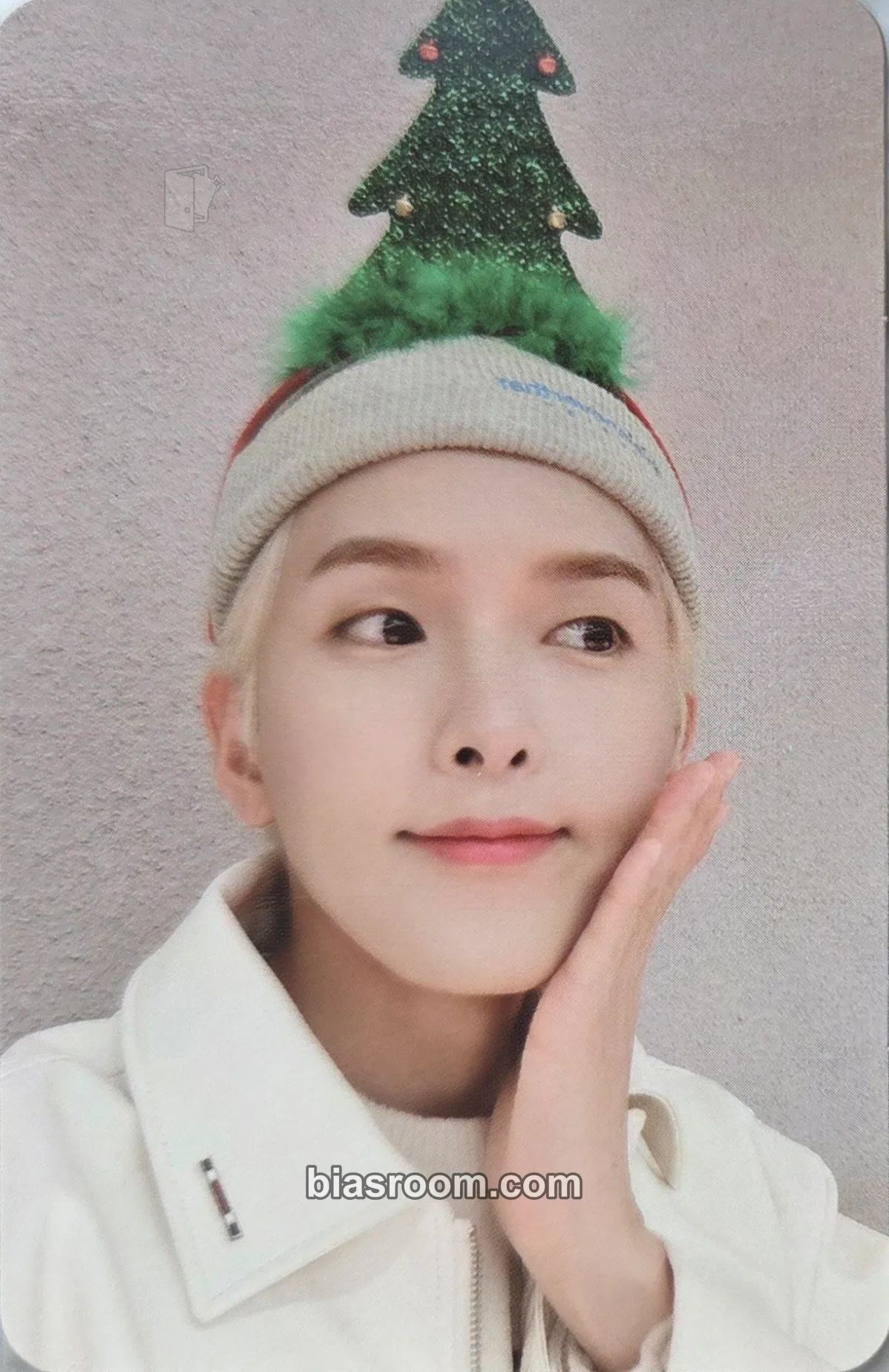 Ryeowook 2022 Pink Christmas Photocard - SUPER JUNIOR - SUPER JUNIOR K-pop photocard