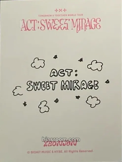 Yeonjun Act: Sweet Mirage Photocard - TOMORROW X TOGETHER - TOMORROW X TOGETHER K-pop photocard
