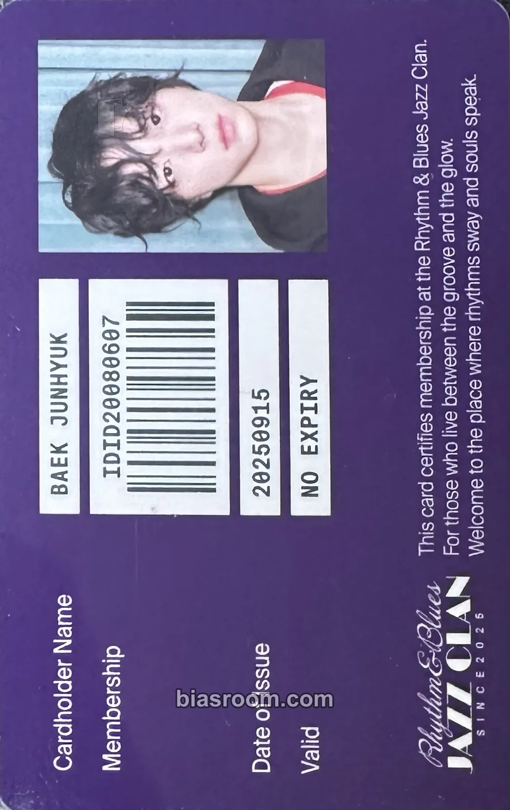 Junhyuk I did it. Photocard - IDID - IDID K-pop photocard