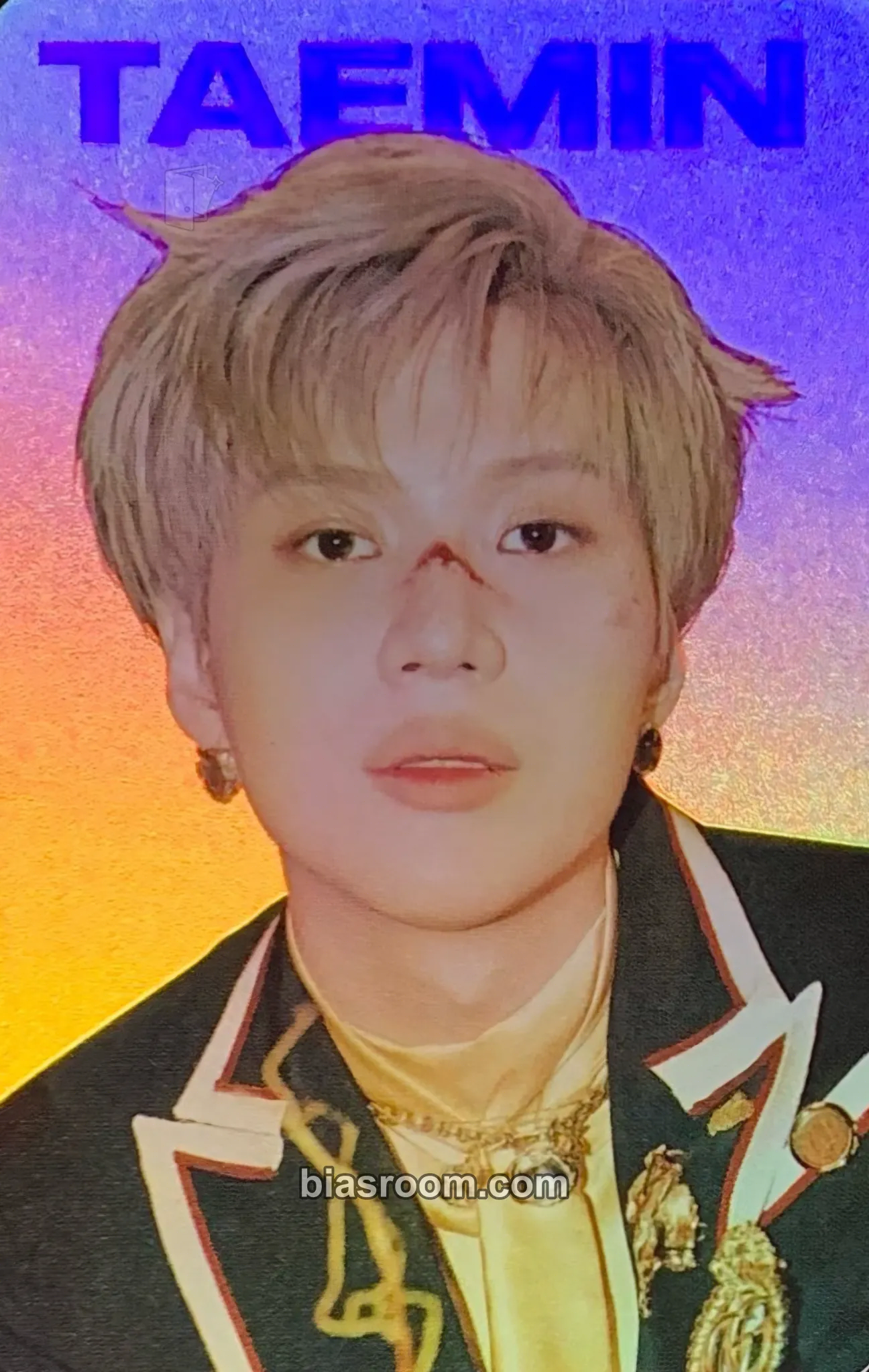 Taemin Never Gonna Dance Again: Act 1 - The 3rd Album Photocard - Taemin K-pop photocard