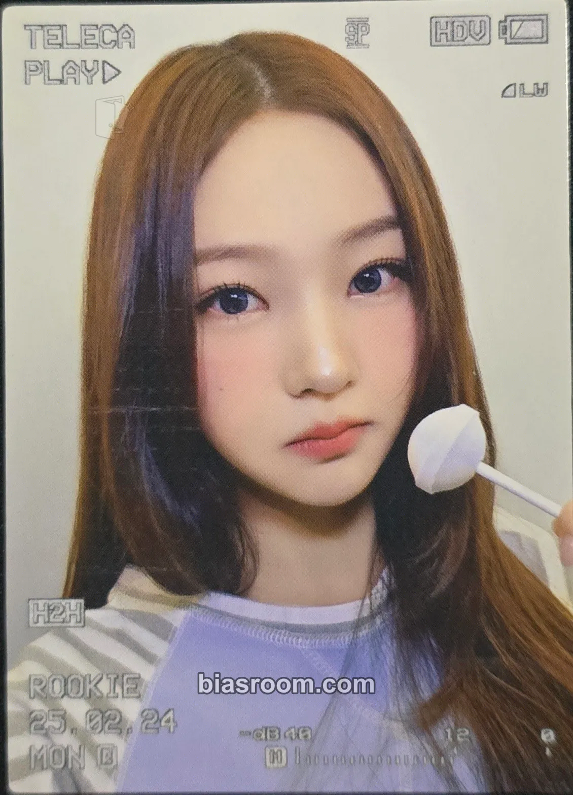 Stella TELECA 2025 Kpop Rookie Photocard - Hearts2Hearts - Hearts2Hearts K-pop photocard