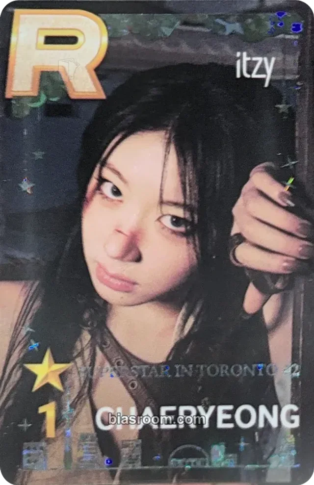 ITZY - Chaeryeong - Girls Will Be Girls Album superstar toronto pvc card