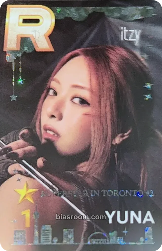 ITZY - Yuna - Girls Will Be Girls Album superstar toronto pvc card