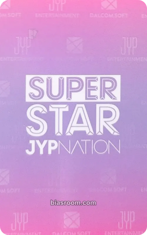 Ryujin SUPERSTAR JYPNATION Photocard - ITZY | Bias Room