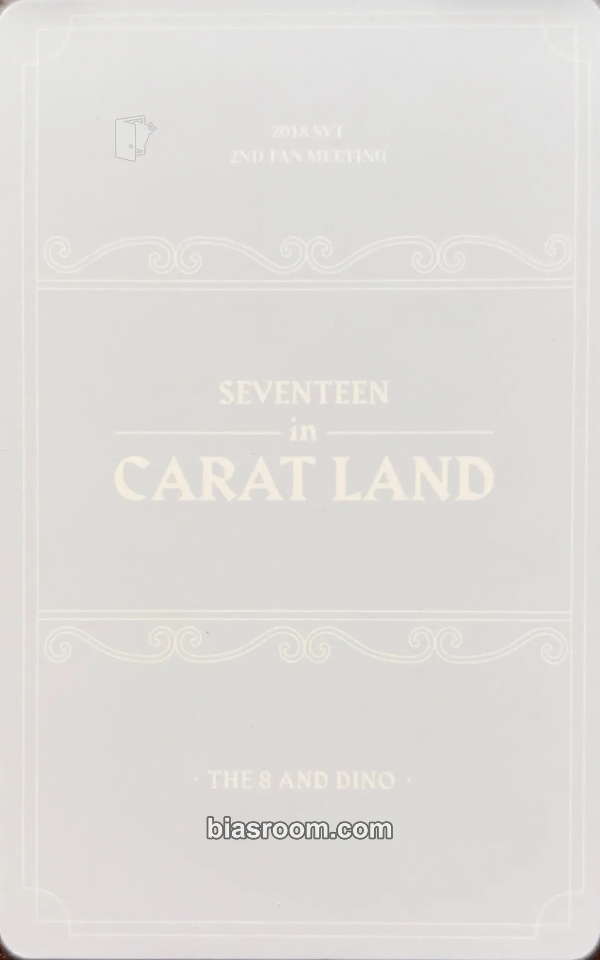 2018 2ND SEVENTEEN IN CARAT LAND Photocard - SEVENTEEN | Bias Room