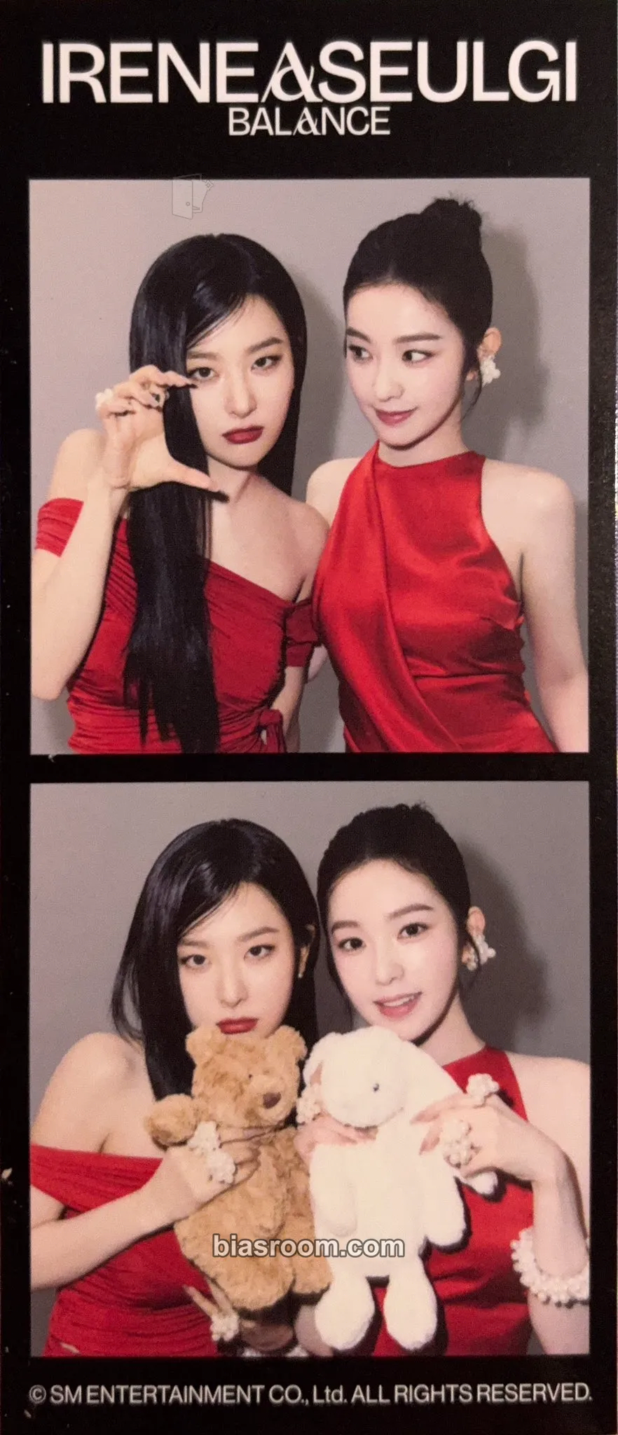Irene&Seulgi Balance Photocard - Red Velvet - Red Velvet K-pop photocard