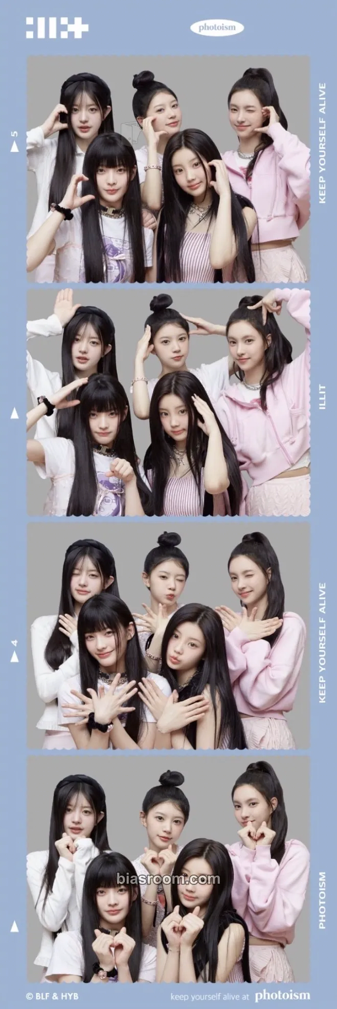 ILLIT X PHOTOISM Photocard - ILLIT - ILLIT K-pop photocard