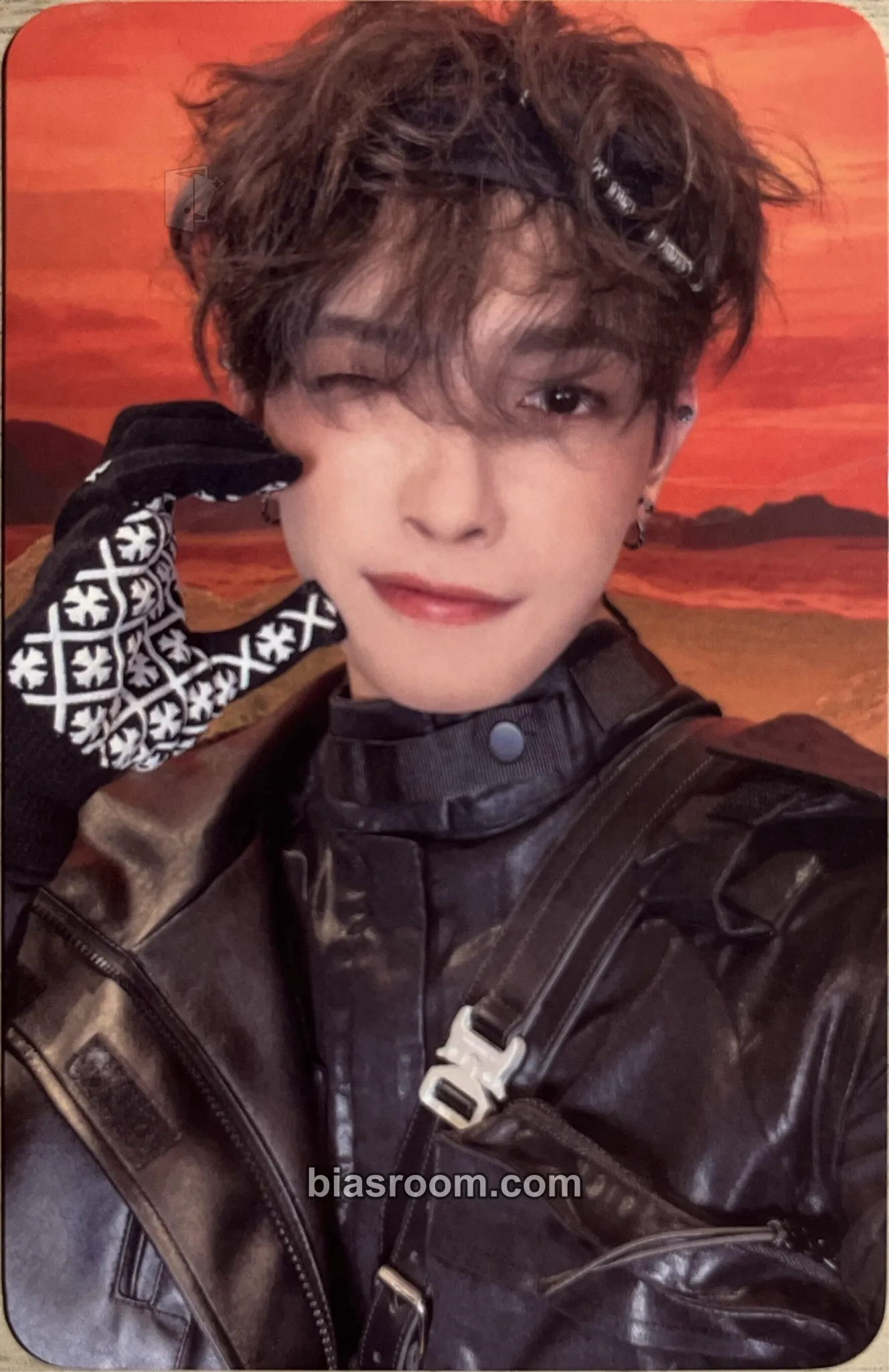 Hongjoong POP-UP: THE WORLD EP.FIN : WILL (Soundwave) Photocard - ATEEZ - ATEEZ K-pop photocard