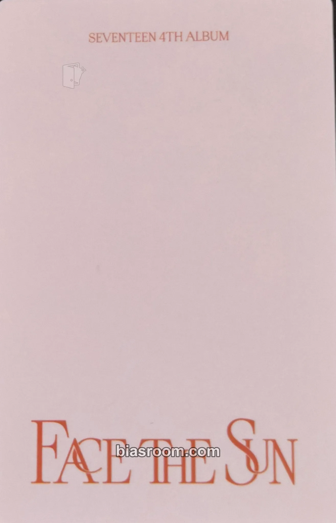 The8 Face the Sun Photocard - SEVENTEEN | Bias Room
