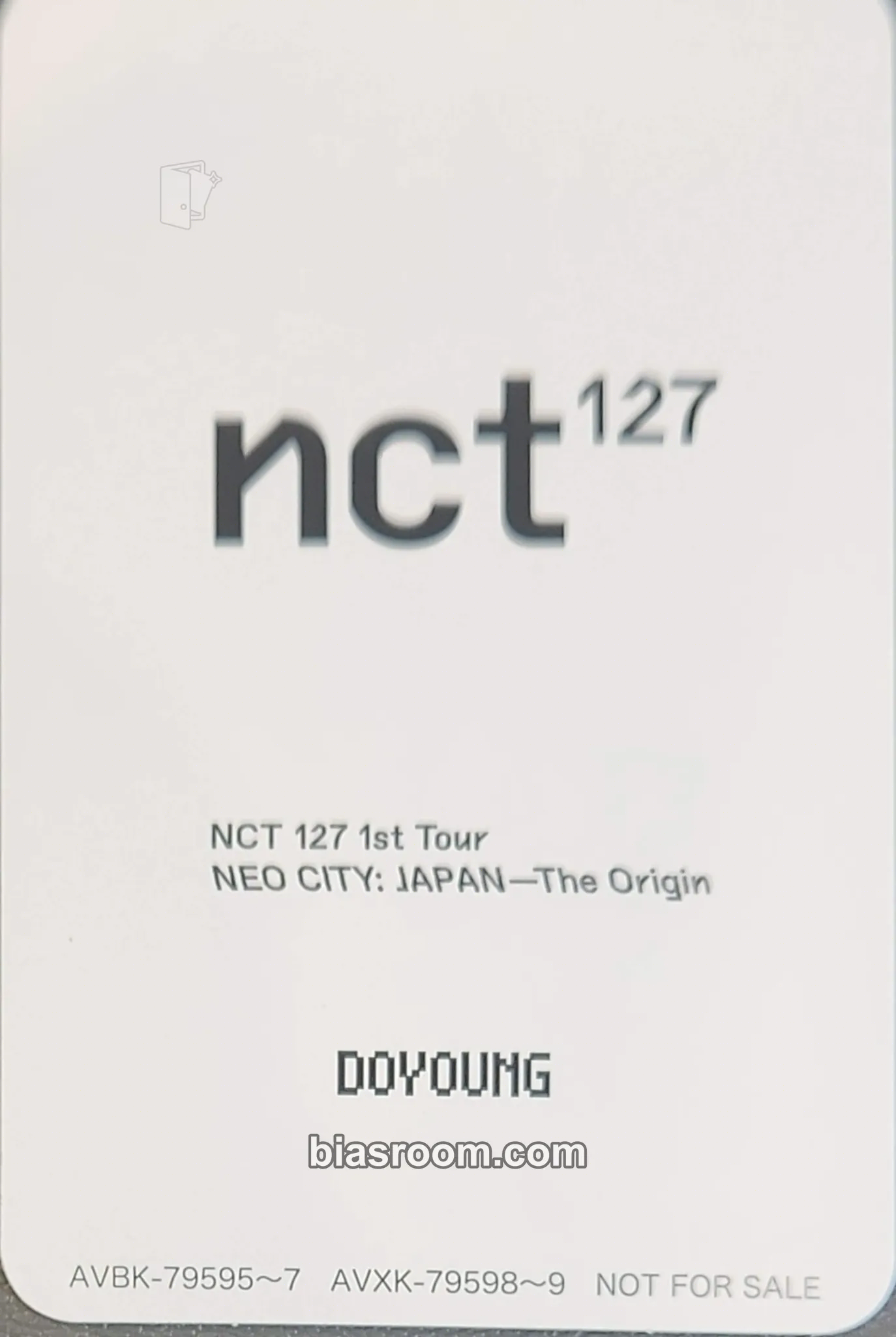 Doyoung Neo City: The Origin (1st NCT127 Tour) Photocard - NCT 127