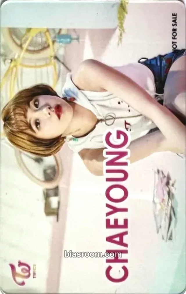 TWICE - Chaeyoung - #TWICE Album japan translucent lottery pvc card horizontal