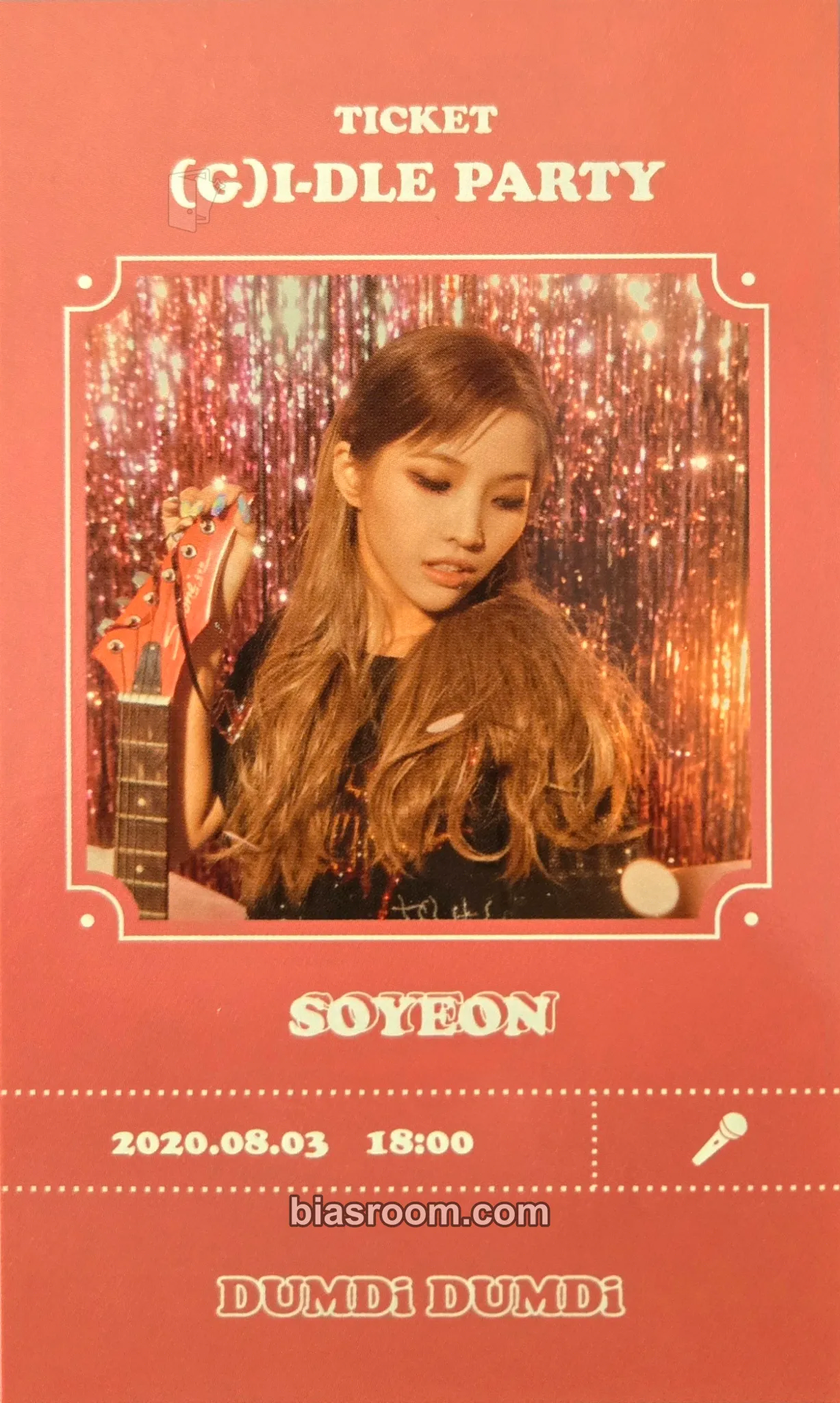 Soyeon DUMDi DUMDi Photocard - i-dle - i-dle K-pop photocard
