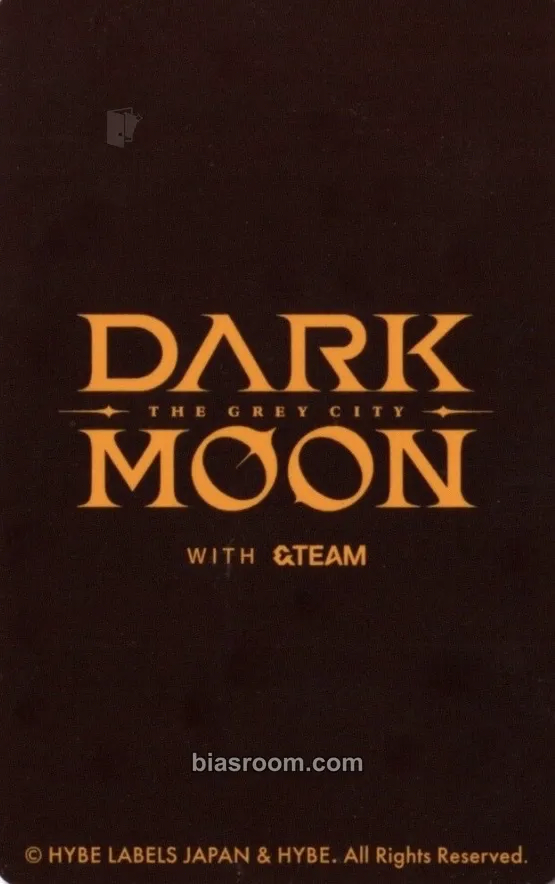 &TEAM DARK MOON フォトカード POP-UP限定 K Yuma &Team x Dark Moon Photocard - &TEAM | Bias Room