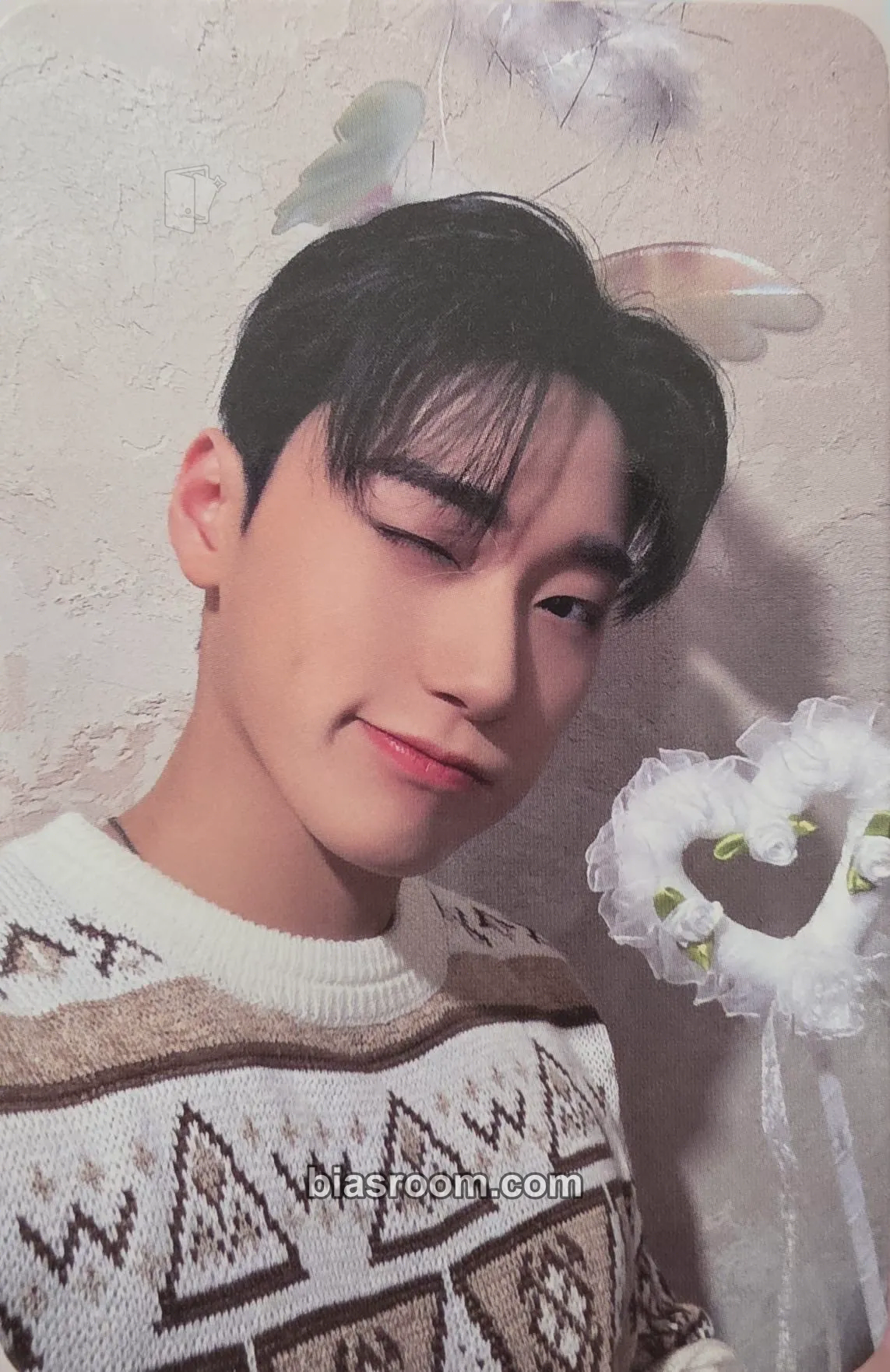 San THE WORLD EP.FIN : WILL Photocard - ATEEZ - ATEEZ K-pop photocard