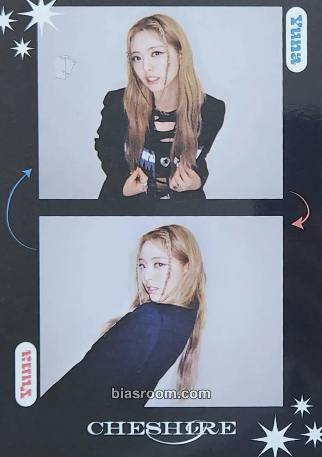 Yuna Cheshire Photocard - ITZY - ITZY K-pop photocard