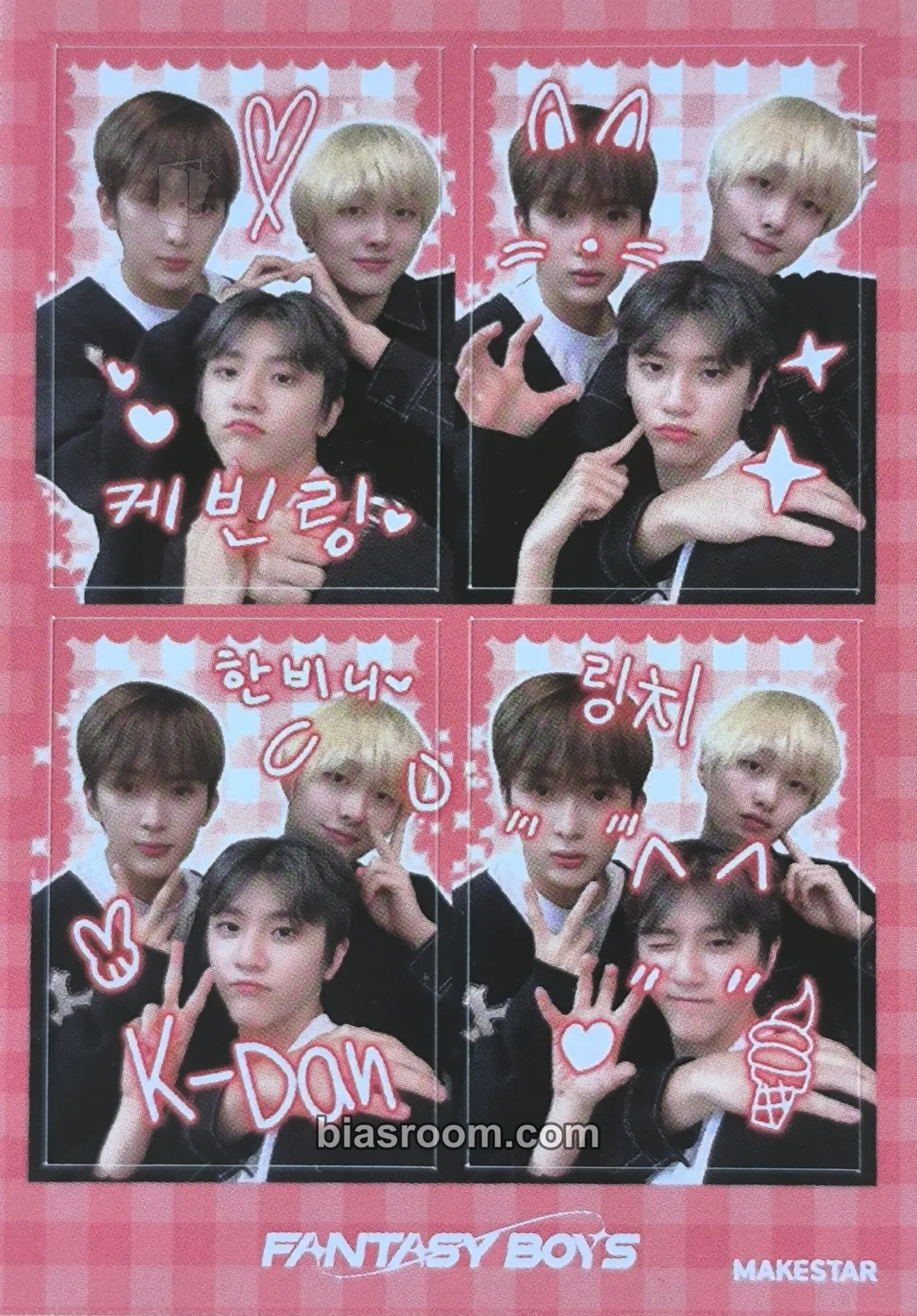 NEW TOMORROW Photocard - FANTASY BOYS - FANTASY BOYS K-pop photocard