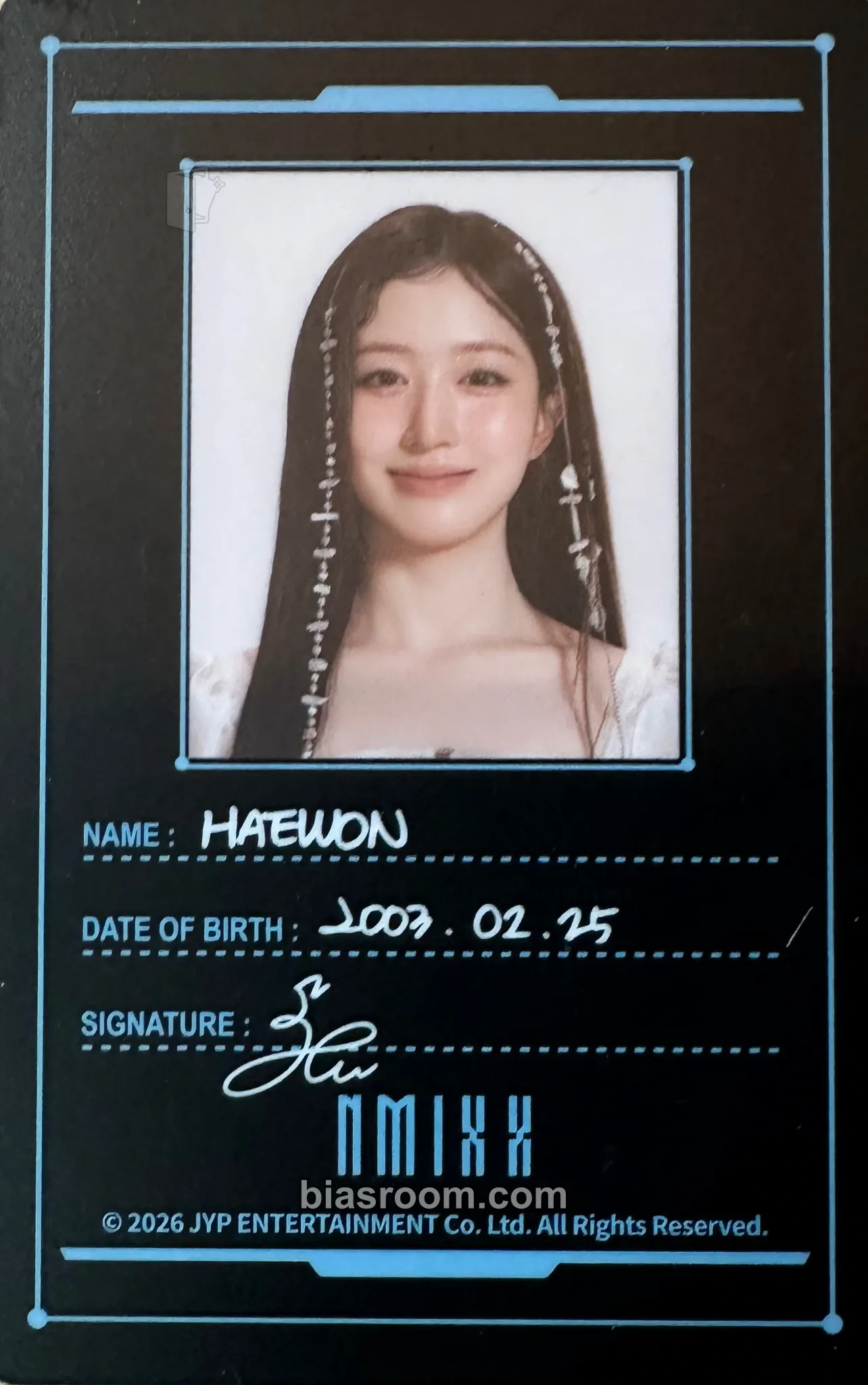 Haewon EPISODE 1: ZERO FRONTIER - 1st World Tour Photocard - NMIXX - NMIXX K-pop photocard