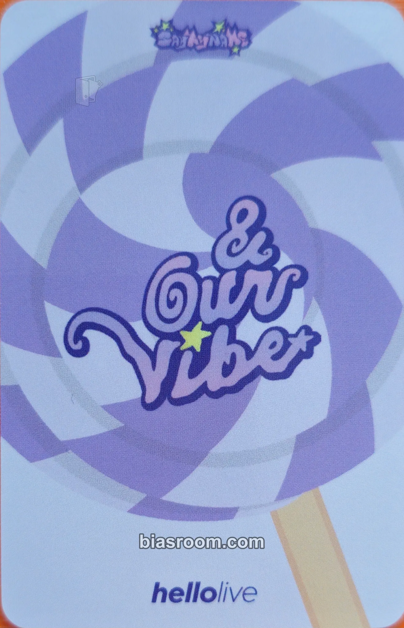 SAY MY NAME &Our Vibe hellolive サイン ヒトミ Hitomi &our vibe Photocard - SAY MY NAME | Bias Room
