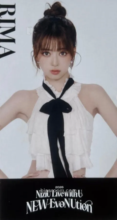 Rima NEW EvoNUtion HMV Pop-Up Photocard - NiziU - NiziU K-pop photocard
