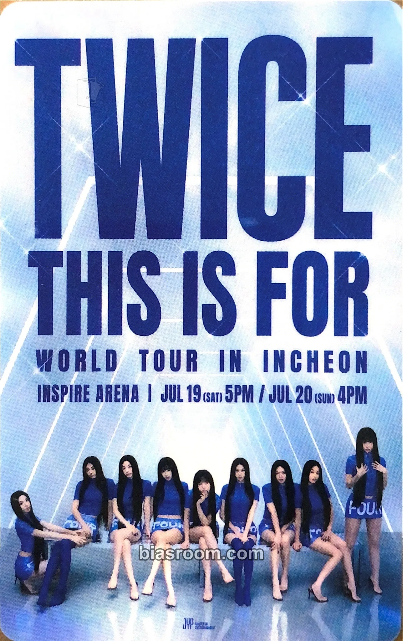 TWICE 6th World Tour THIS IS FOR Photocard - TWICE - TWICE K-pop photocard