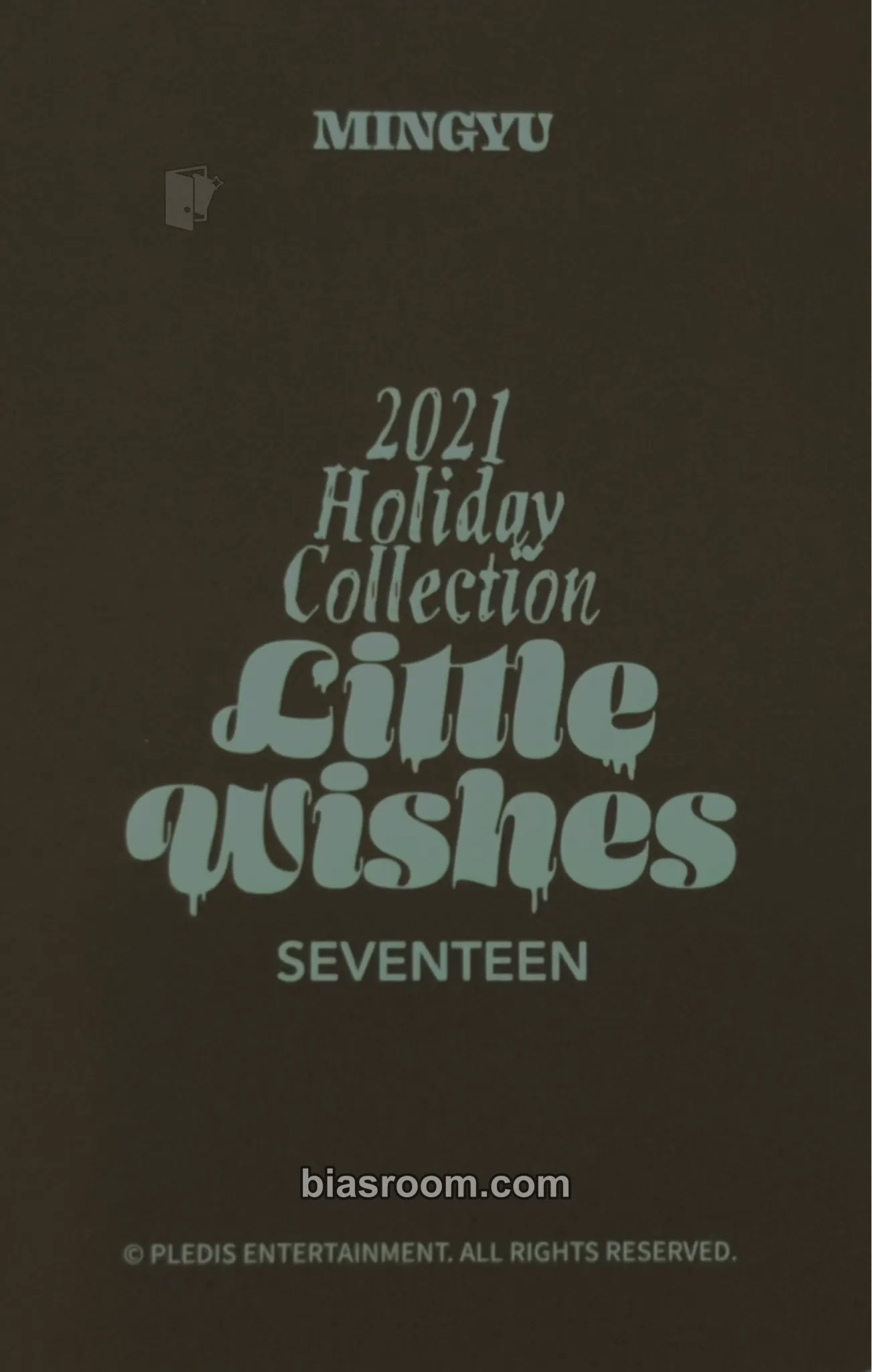 Mingyu 2021 Holiday Collection : Little Wishes Merch Photocard