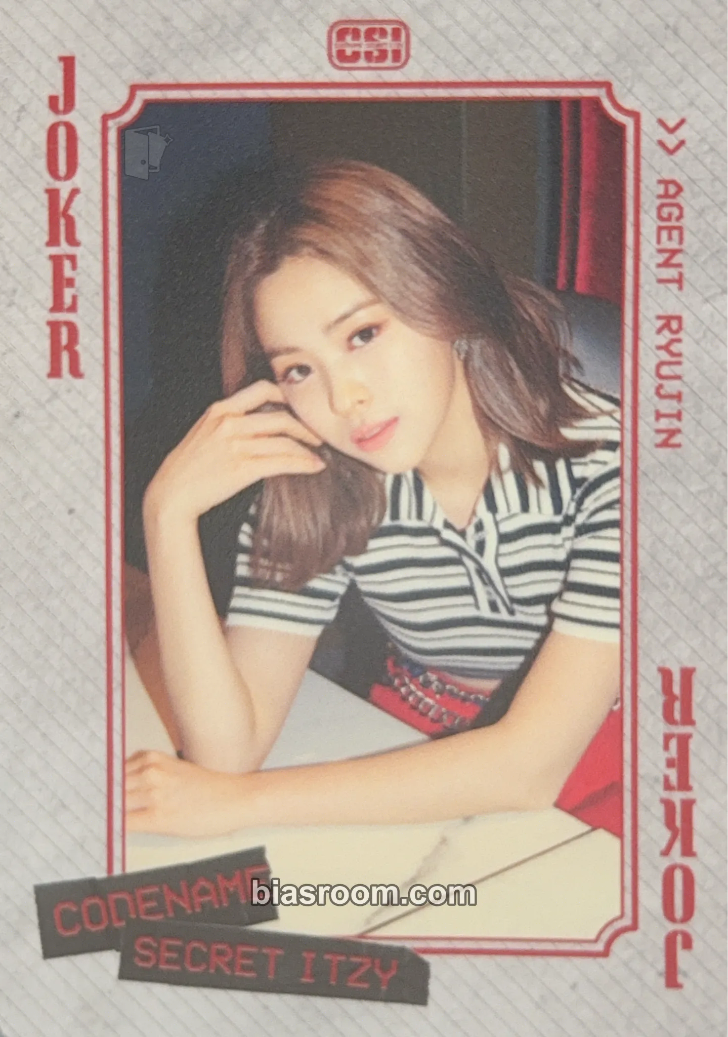 Ryujin Codename : Secret ITZY Photocard - ITZY - ITZY K-pop photocard