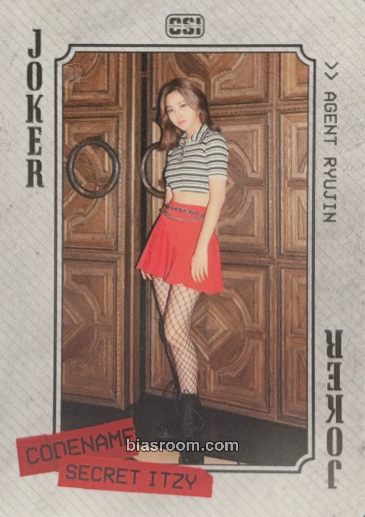 Ryujin Codename : Secret ITZY Photocard - ITZY - ITZY K-pop photocard