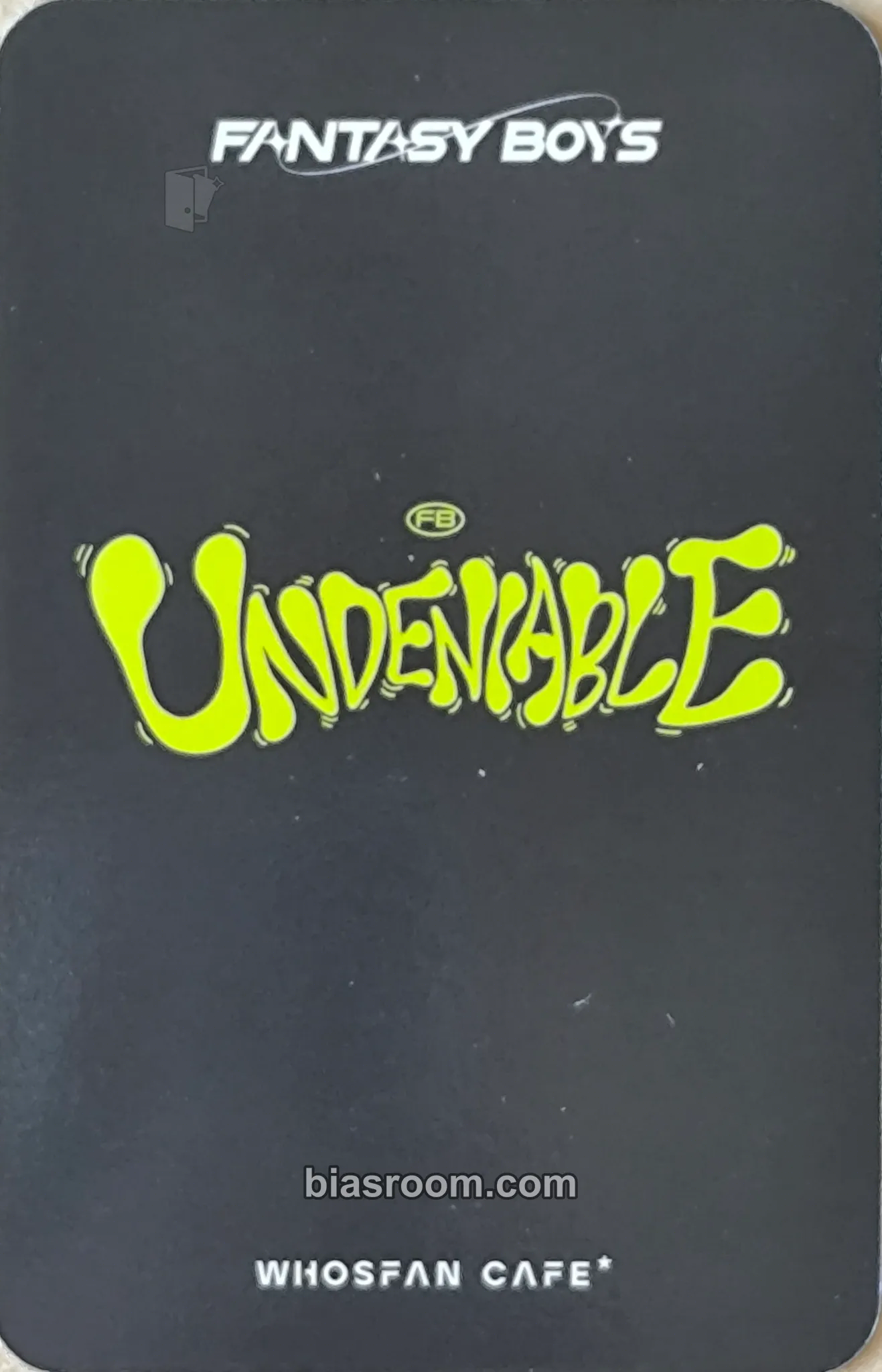 Hong Sungmin UNDENIABLE Photocard - FANTASY BOYS | Bias Room