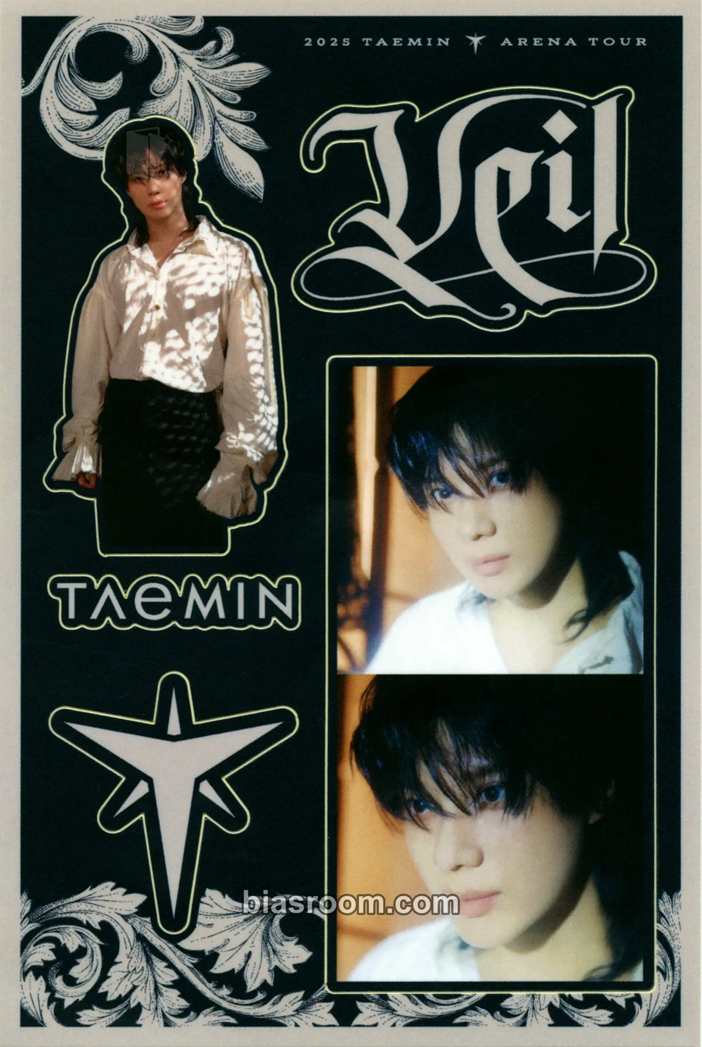 Taemin 2025 TAEMIN ARENA TOUR 'Veil' Photocard - Taemin K-pop photocard