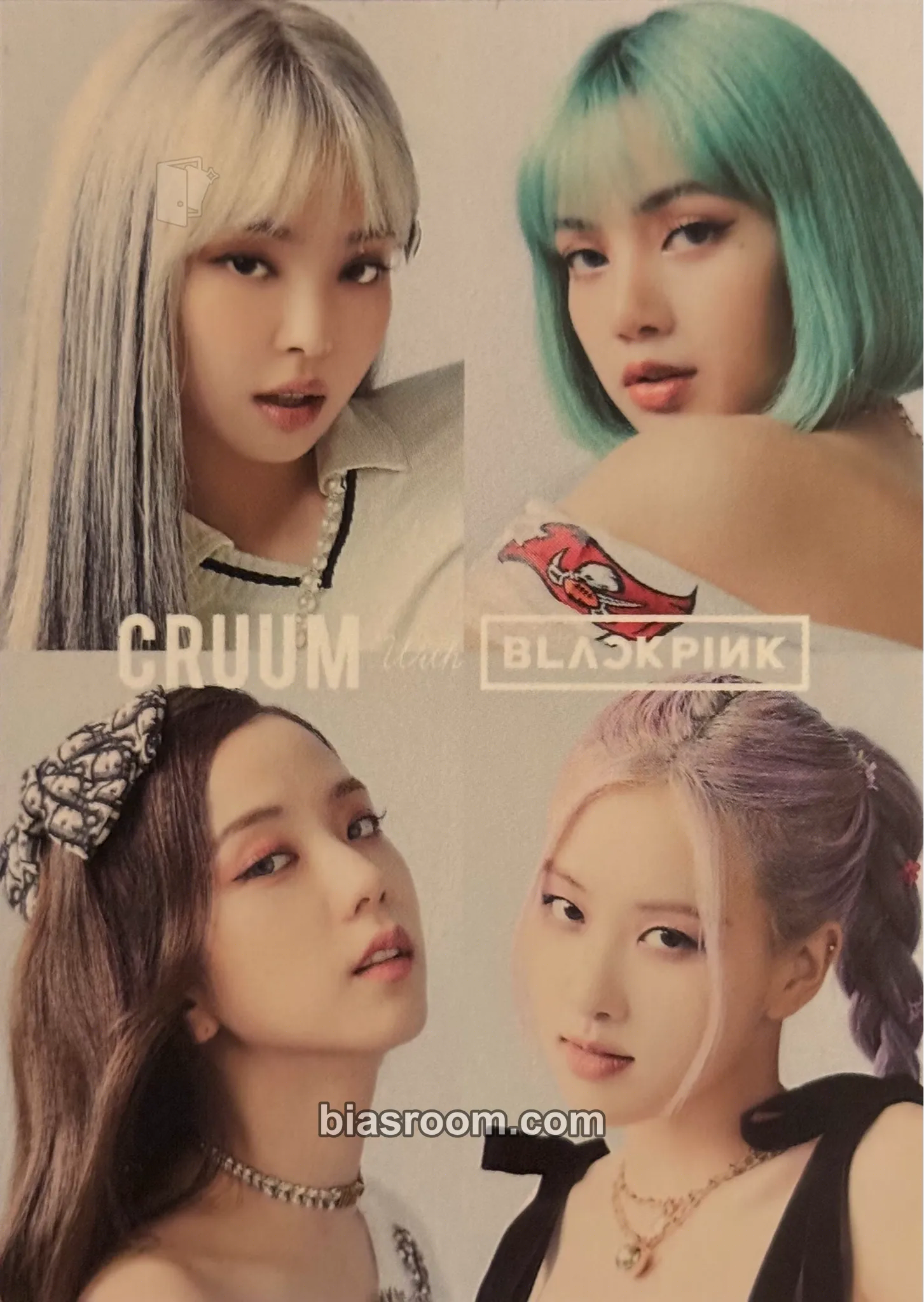 Blackpink x Cruum Photocard - BLACKPINK - BLACKPINK K-pop photocard