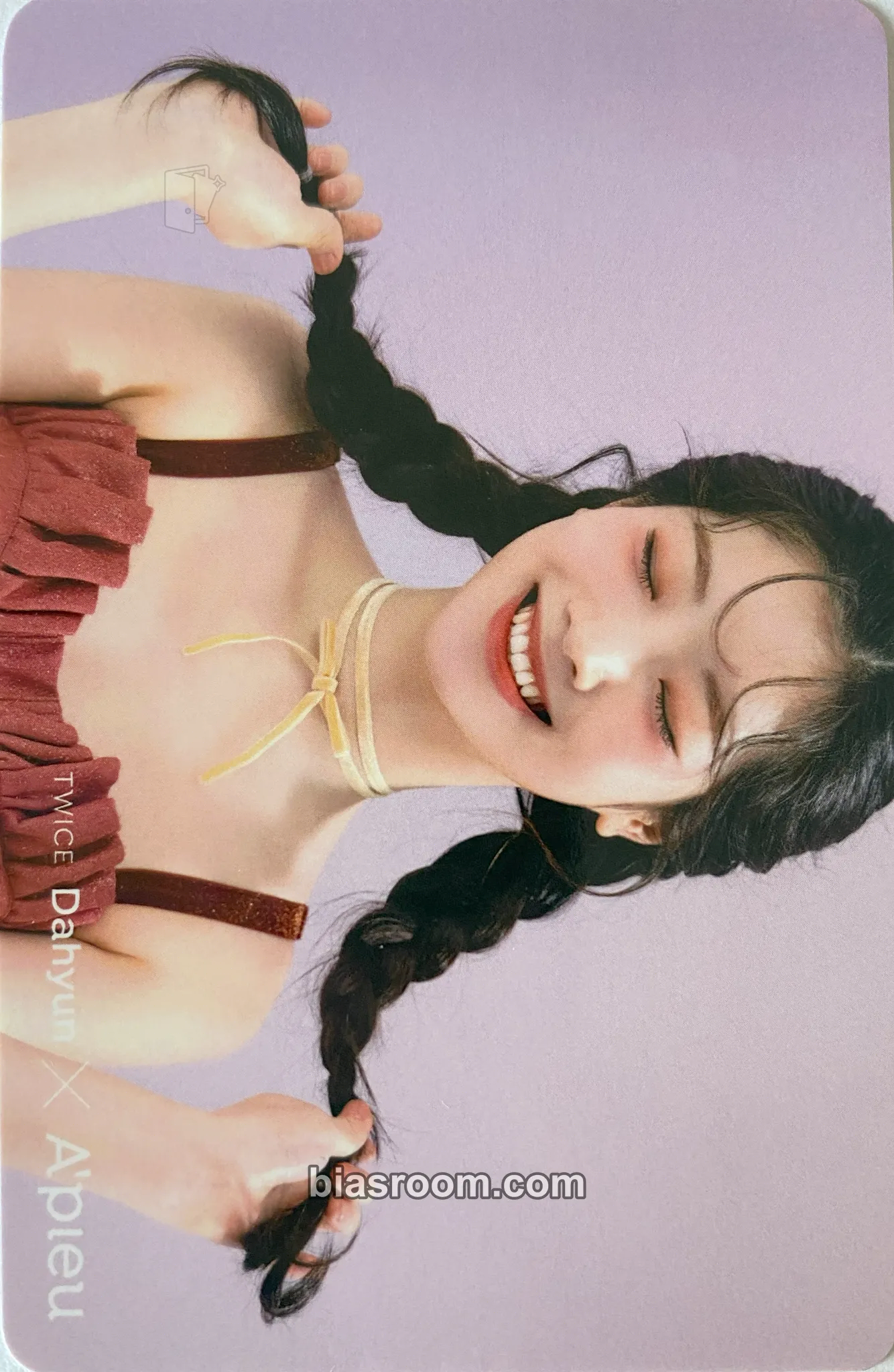 Dahyun SANA & DAHYUN x A'pieu Photocard - TWICE - TWICE K-pop photocard