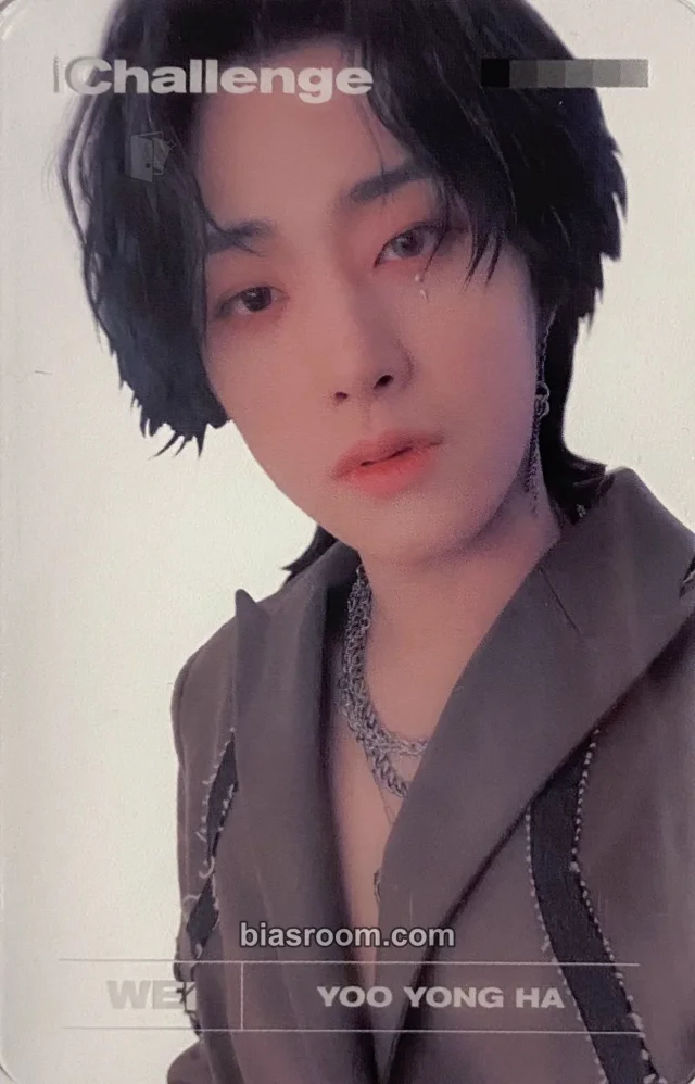 WEi - Yongha - IDENTITY : CHALLENGE Album challenge version transparent album photocard