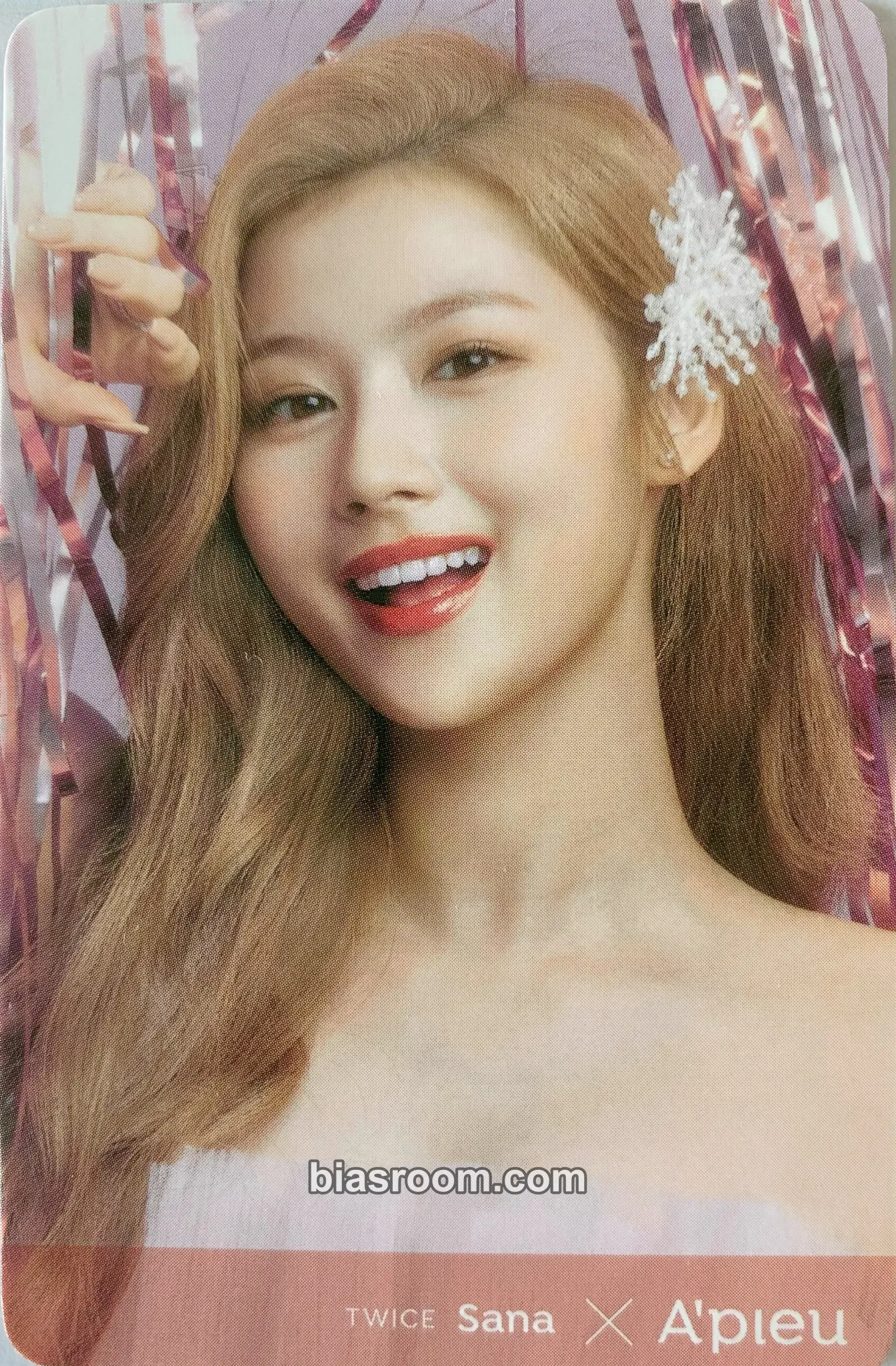 Sana SANA & DAHYUN x A'pieu Photocard - TWICE - TWICE K-pop photocard